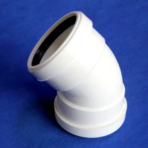 DN110 75 50 PP Silent 45 Degree Elbow Polypropylene Drainage Fitting Flame Retardant High Temp 95℃ Acid Alkali Resistant