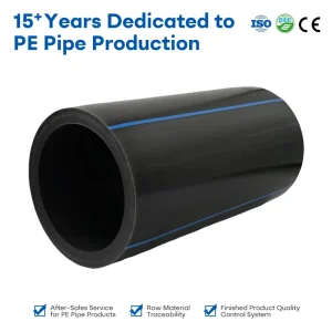 DN315mm High Pressure Food Grade PE Pipe for Water Supply Customized Sample based Municipal Engineering Use