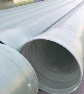 DN32 Fiberglass Reinforced Plastic (FRP) Mortar Pipes Underground Drainage Sewage Pipes Customizable Length 450 psi Cutting