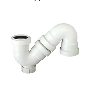 DN75 DN50 PP Silent P Trap with Cleanout Polypropylene Drainage Fitting Flame Retardant High Temp Acid Alkali Resistant