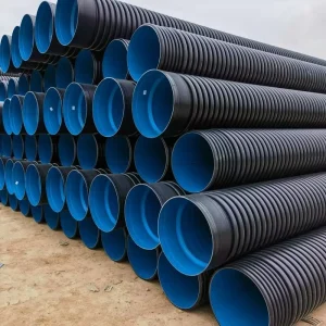 DN90 Double Wall Corrugated Pipe for Solar Farm Power Cable Protection and Drainage