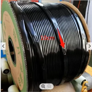 DP016001 16mm Black Plastic Garden Greenhouse Drip Tape Irrigation Hose with 5-8 Year Lifespan