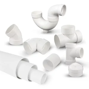 DWV UPVC Pipe Tee Fittings PVC Plastic Connector High Quality Water Supply Drainage Plumbing Materials Export