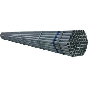 Dc51d Z40 GI Pre Galvanized Steel Pipe Iron Material In Sizes 1 2 3 4 1 1.5 INCH For Walkways Hot Dipped Galvanized Pipe
