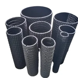 Diameter 110 HDPE Curved Reticulated Permeable Hdpe Plastic Permeable Pipes for Water Underground Blind Ditch