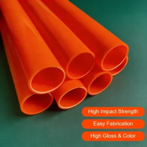 Direct Factory Price Colorful ABS Round Tube Plastic Pipe Various Sizes For Bulk Quantity