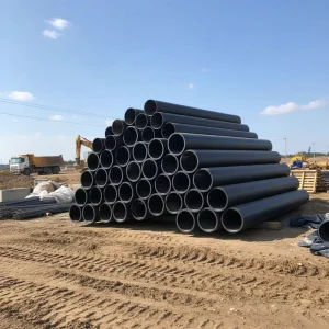 Discharge of Sewage and Wastewater Within Buildings High Density PE100 Black HDPE Pipe Rolls Plastic Tubes