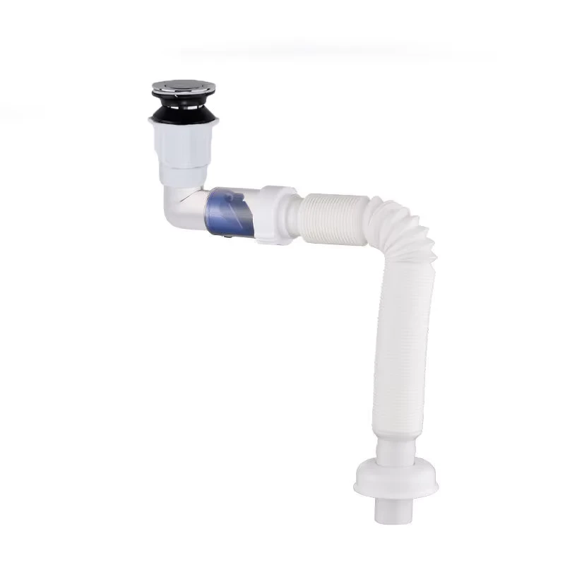 Dishwashing Basin Drain Pipe Accessories Kitchen Sink Drainage Pipe Dual sink Odor proof Device