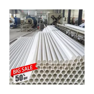 Dn80 12in Plastic Pipe And Fittings PVDF Pipe For Chemical Industries As Per DIN 8078/8077