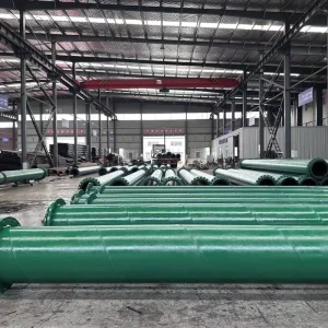 Double Flanged Steel Lined HDPE Composite Pipe Anti Osmosis for Chemical Plant Acid Salt Waste Water Buried Pipeline
