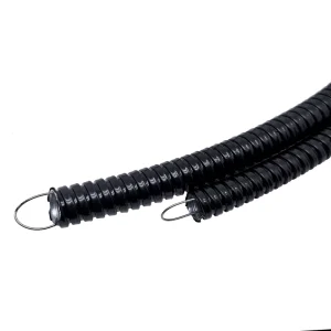 Double-Locking Steel Flexible Conduit Pipe 20mm Thin PVC Coated Corrugated Hose With Iron Wire Flame Resistant