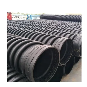Double Wall Corrugated HDPE Krah Pipe 300mm-3000mm Underground Flexible PE PP PC for Water Irrigation Drainage
