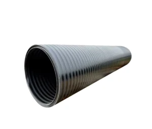 Double Wall Corrugated Pipe HDPE Wound Structured Wall Type B Hollow Wall Corrugated Pipe Double High Rib Plastic Pipe Drain
