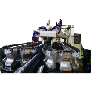 Double Wall Corrugated Pipe Manufacturing Machinery pvc pe pp Flexible Corrugated Pipe Extrusion Machine