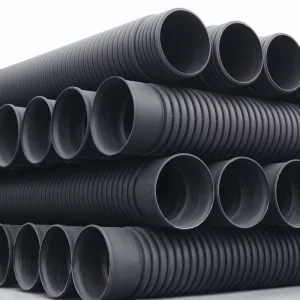 Double-Wall High Pressure HDPE Corrugated PE Pipes Durable Flexible Water Drainage Sewage Irrigation Socket