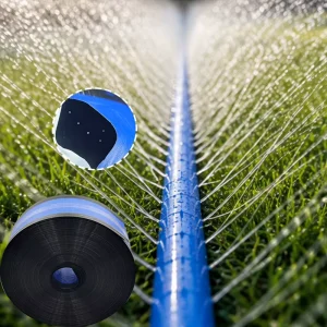 Double Wings PE Rain Hose with Adjustable 4-8 Meter Spray Width for Farmland and Home Irrigation