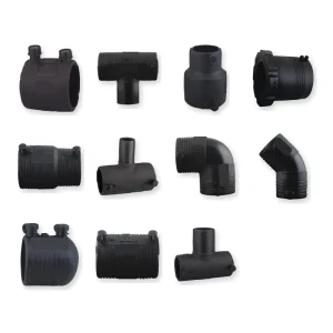 Drain Waste Water Bend Fitting Black Flexible HDPE Pipe Plastic Coupling Floor Water Pipe