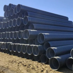 Drainpipe 300mm 12inch DWC Custom Large Size High Pressure Flexible Double Wall Corrugated HDPE Drainage Pipe SN10 SN8