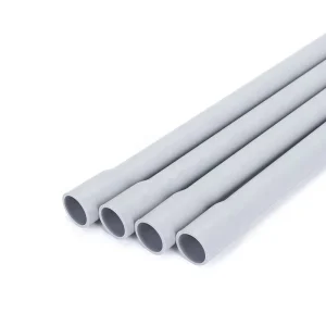 Durable Corrosion Resistant Electrical SCH 80 UPVC Conduit Pipe Anti UV Non Toxic Features for Home Decoration Industrial Use