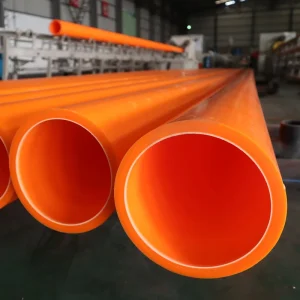 Durable Flexible High Pressure Heat Resistant Eco Friendly MPP Plastic Conduit Pipe for Industrial Use Roadway Railway Cable