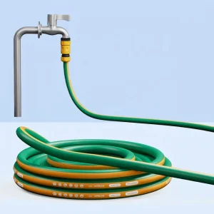 Durable Garden Hose 2.7mm Upgraded Rubber PVC Water Pipe Flexible Anti freeze Sun proof Irrigation Hose for Residential Use