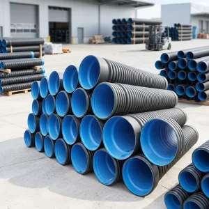 Durable HDPE Double Wall Spiral Corrugated Pipe Large Diameter Sewer Drainage Pipe for Municipal Engineering