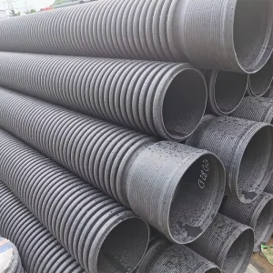 Durable HDPE Plastic Corrugated Pipe with Double Wall 6 Inch Sn4 Sn8 for City Road Drainage and Sewerage
