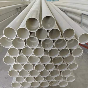 Durable High Pressure ISO3633 Certified Eco-Friendly Lightweight PVC Downpipe Anti Clogging Drainage Pipe for Residential