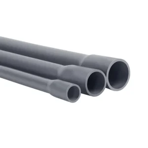 Durable ISO Schedule 40 UPVC Pipes 1 Inch 2” 3” 4” Electrical Conduit Wire Tube Customizable Length Industrial Use CE