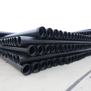 Durable Light Weight Round Drainage and Sewage Pipes Environmentally Friendly Plastic Pipes Factory Direct Sales