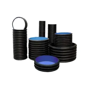 Durable Lightweight HDPE Corrugated Pipe SN4 SN8 with Smooth Inner Wall for Municipal Sewer Systems