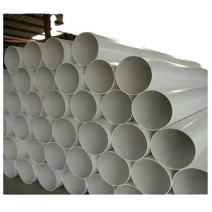 Durable Lightweight High Pressure PVC Water Supply Pipes White Color ISO Certified Optional Specifications Anti UV 4m/6m Length