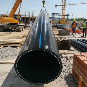 Durable Low Temperature Resistant HDPE Straight Pipe High Density Polyethylene For Water Supply Drainage