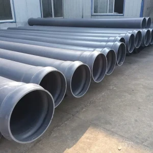 Durable Municipal Fire Protection Emergency Water Supply UPVC Pipe Shandong Factory High Strength