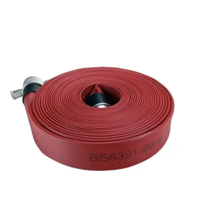 Durable NBR PVC Fire Hose For Emergency Firefighting With 25-110mm Diameter And 8-20Bar Pressure