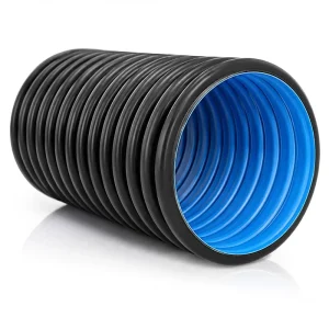Durable PE Plastic HDPE Polyatylene Double Wall Corrugated Drainage Pipe 200mm 500mm Diameter Colored Corrugated Drain Pipe