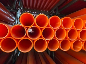 Durable PP Anti Corrosion Round Cable Protection Pipe for Industrial Use with Customizable Dimensions