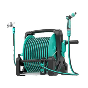 Durable PVC CNS High Pressure Automatic Rewind Garden Hose Reel Wall Mounted Portable Anti Corrosion Anti UV 10m 30m