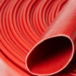Durable PVC Polyester Fiber Agricultural Flat Water Hose For Irrigation Drainage & Engineering Landscaping Custom Color & Size