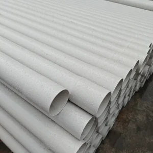 Durable PVC U Buried Sewer Pipe 160×4.7mm Underground PVC Drain Pipe for Sewage Drainage