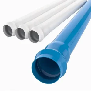 Durable PVC U Water Supply Pipe Plastic Tubes High Strength Lightweight Corrosion Resistant Butt Fusion Installation ISO