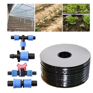 Durable Plastic Patch Type Drip Tape Micro Spray Hose Farm PE Pipe Greenhouse Agriculture Watering Irrigation