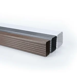 Durable Plastic Rain Gutter PVC Downspout Roof Rainwater Collector for Building Drainage System Square Downspout