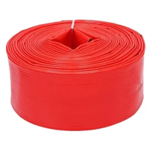 Durable Reinforced PVC Lay Flat Hose High Pressure Anti UV Heavy Duty Flexible Water Pump Discharge Pipe for Farm Irrigation