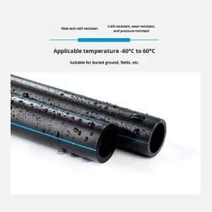 Durable Tap Water Drinking Firefighting Water Supply Pipe Household Hot Melt Farmland Irrigation PE Drainage Pipe Customizable