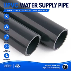 Durable UPVC Water Supply Pipe Custom Diameter Pressure Resistant Plastic Pipe for Farm Irrigation Projects