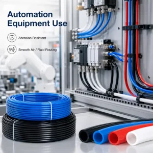 Durable Wear Resistant PA6 PA12 Nylon Pneumatic Air Tubing Flexible Plastic Hose For Centralized Lubrication Application