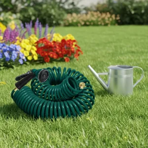 Durable and High quality Garden Water Pipe Professional Standard High Pressure EVA Retractable Collapsible Irrigation Hose