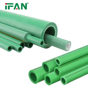 EN 15874 20 160mm PPR Tube Plumbing PN25 Green Plastic PPR Pipe for Hot and Cold Water