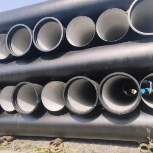 EN598 Ductile Iron Pipes Model C40 for Sewage Discharge with Cutting Service and Water Application